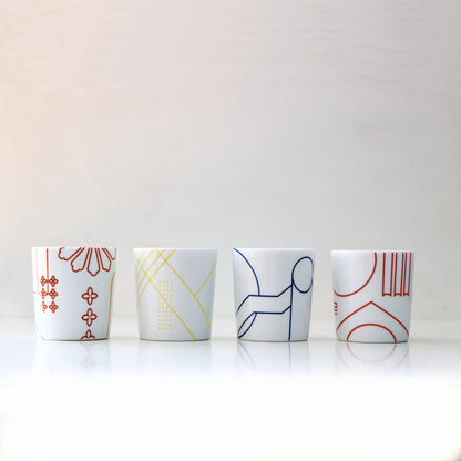 Handcrafted scented candles from Hybrides Paris displayed with minimalist decor