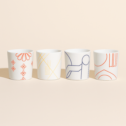 Parisian Porcelain Candle Set