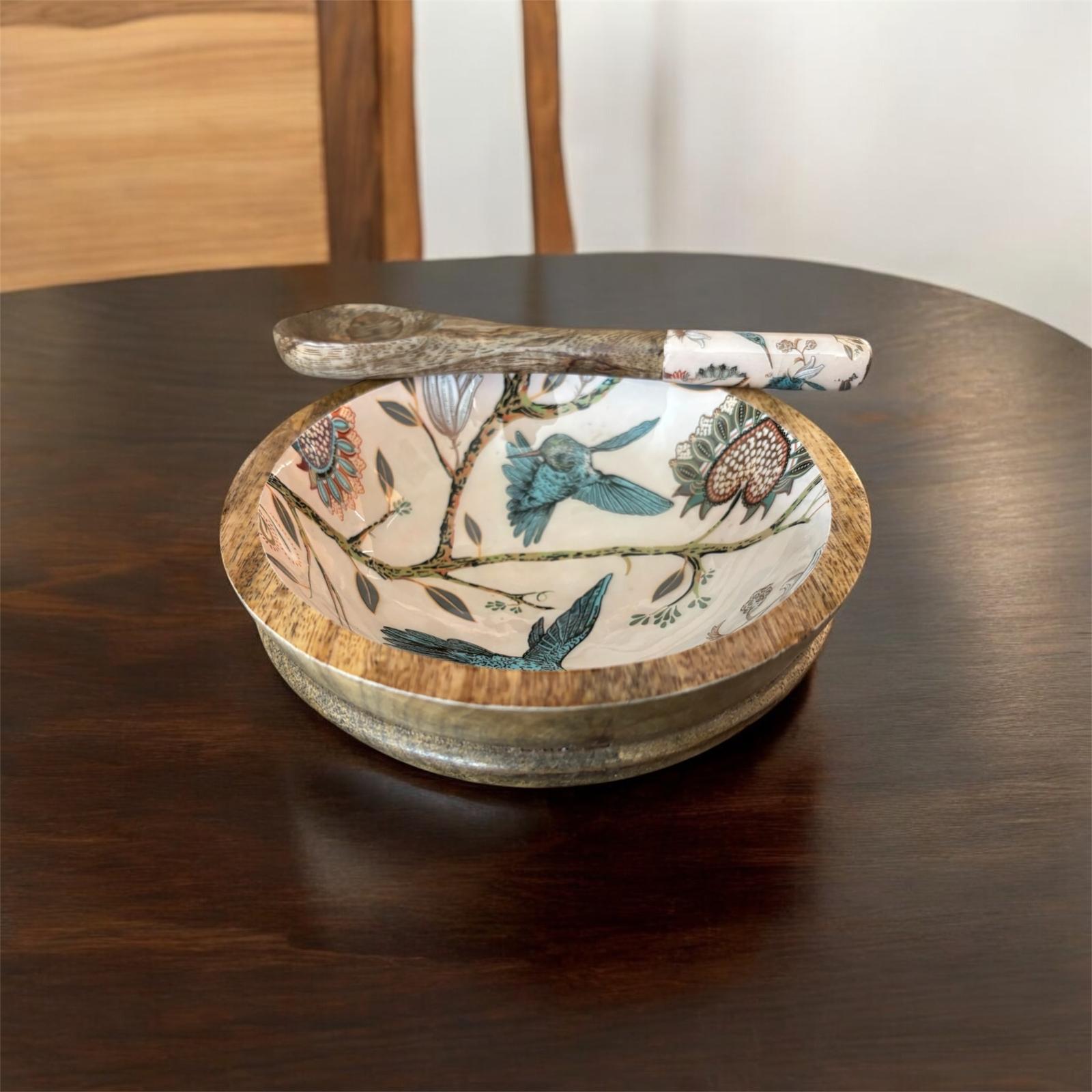 Mango wood serving bowl - The Gift Shop