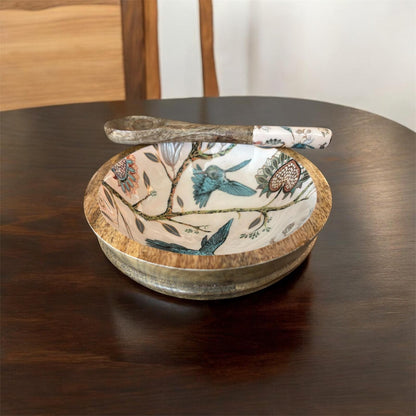 Mango wood serving bowl - The Gift Shop