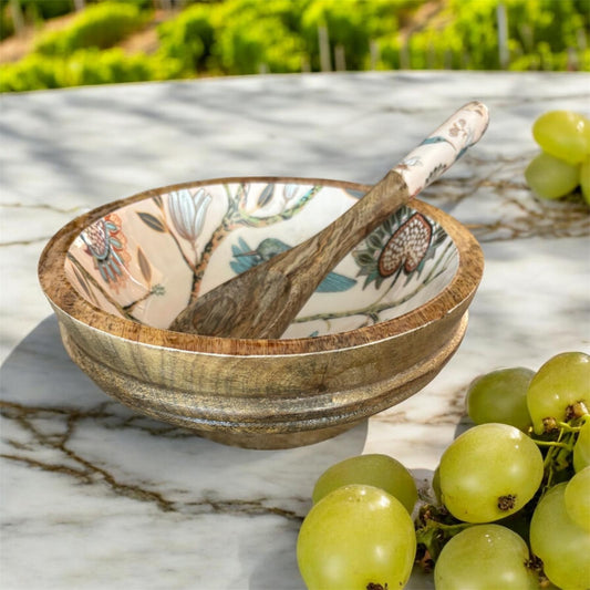 Mango wood serving bowl - The Gift Shop
