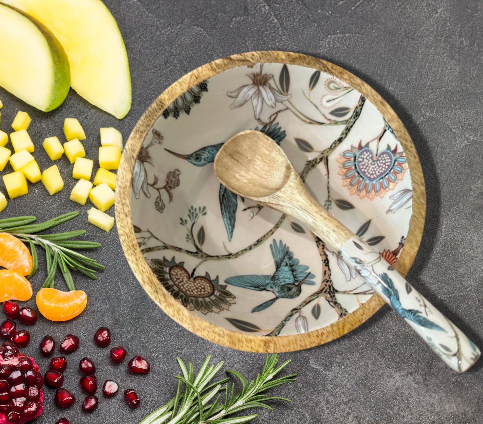 Mango wood serving bowl - The Gift Shop