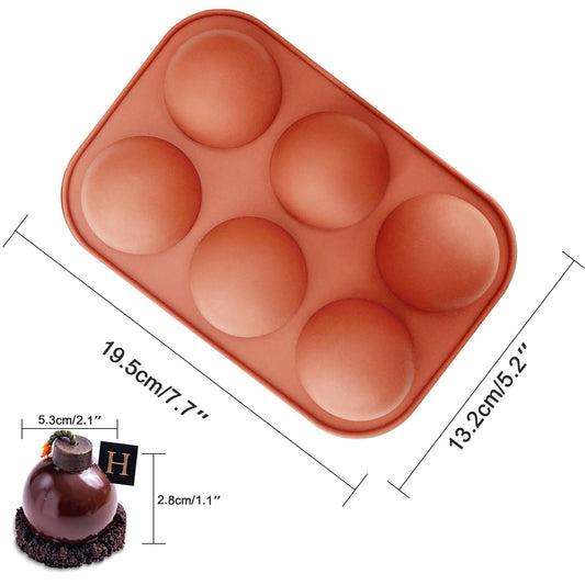 Silicone Chocolate Bomb Mold – Versatile & Food-Safe Baking Essential - The Gift Shop