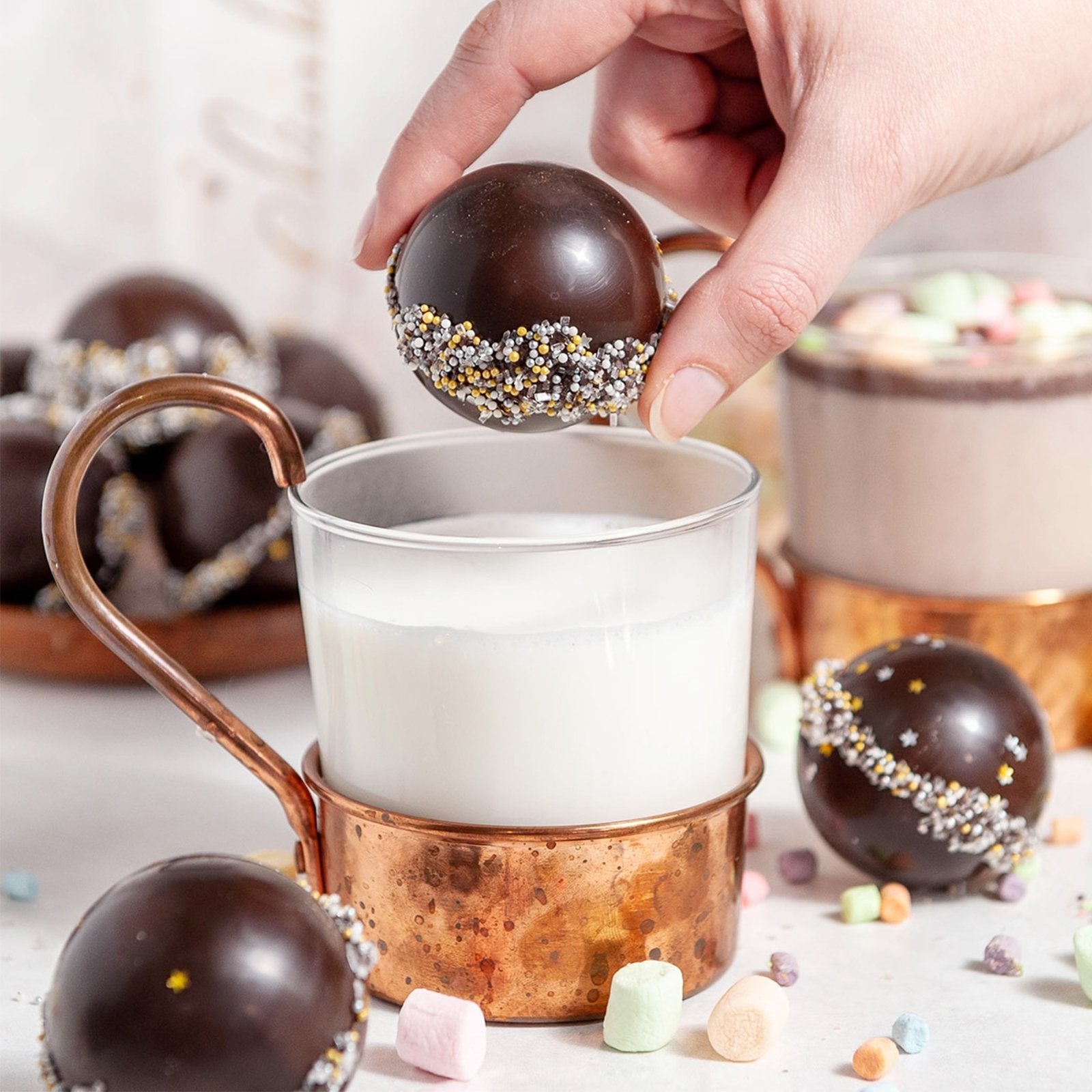 Silicone Chocolate Bomb Mold – Versatile & Food-Safe Baking Essential - The Gift Shop