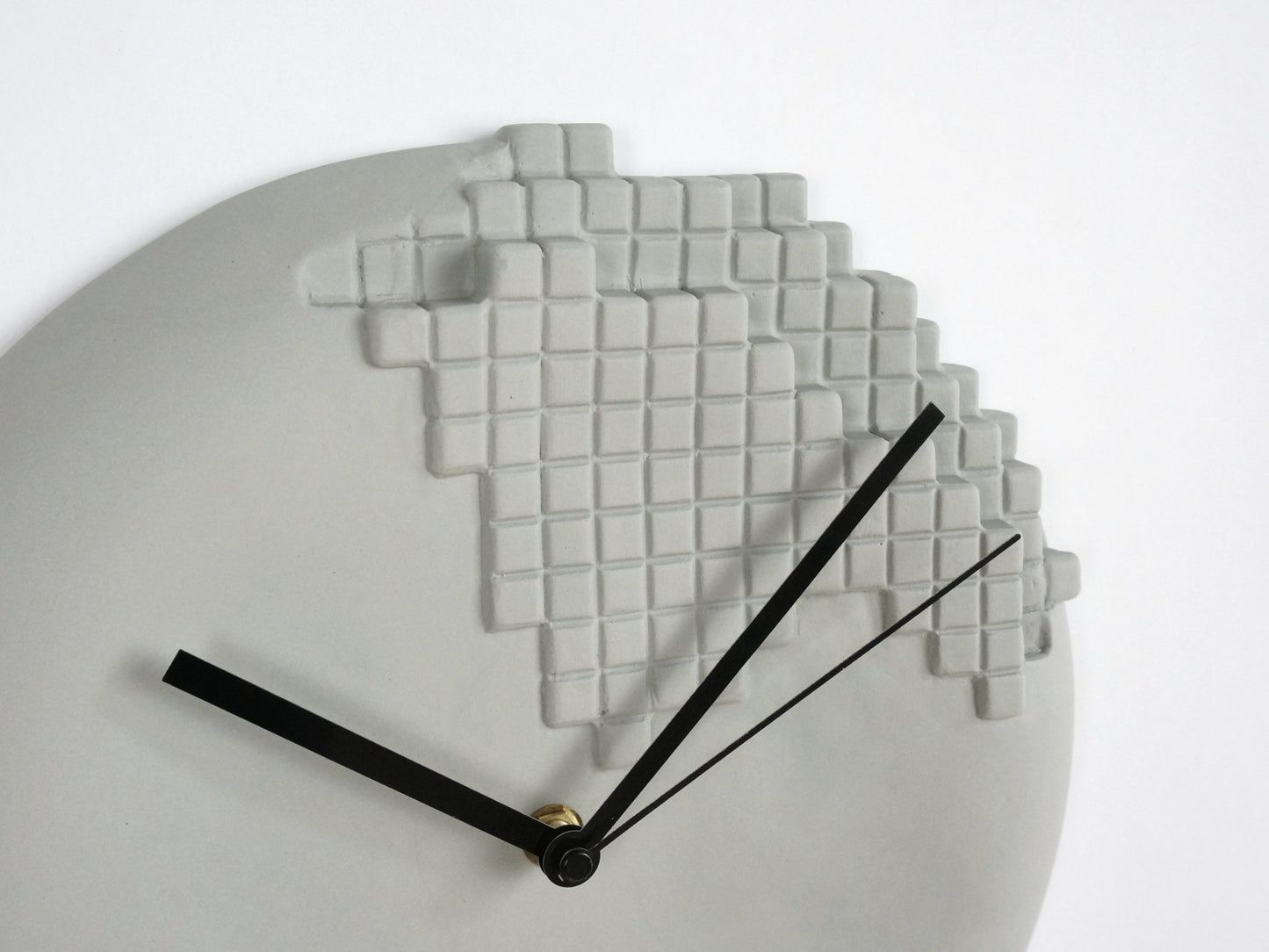 Pixel Wall Clock - Cool Grey – Thoughtful Gift from The Gift Shop UAE