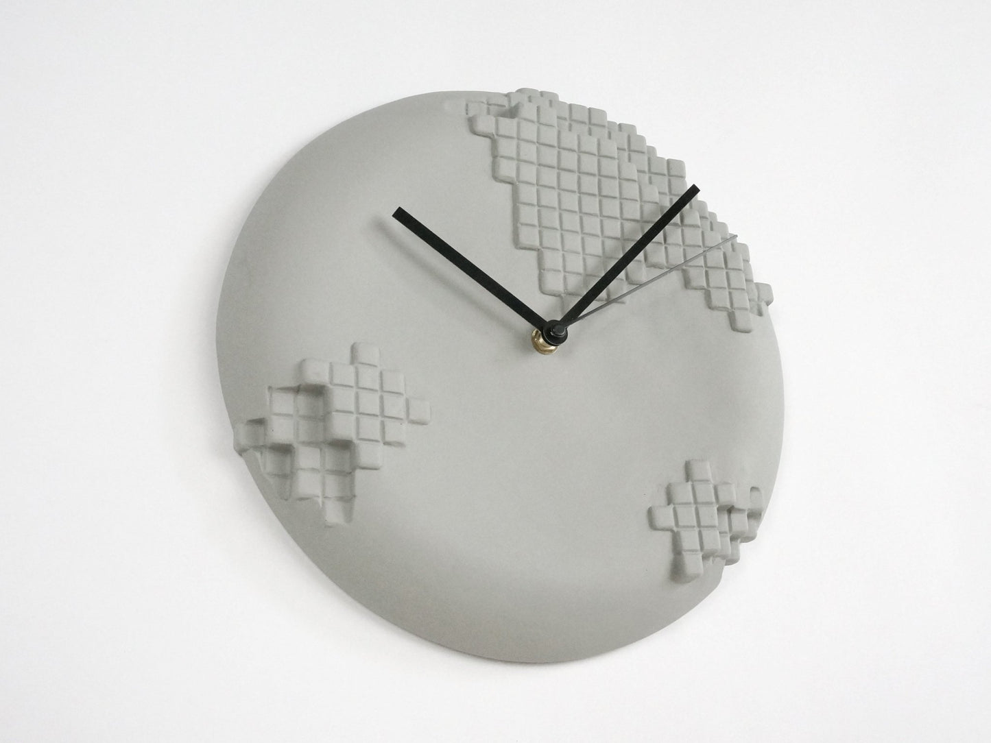 Pixel Wall Clock - Cool Grey – Thoughtful Gift from The Gift Shop UAE