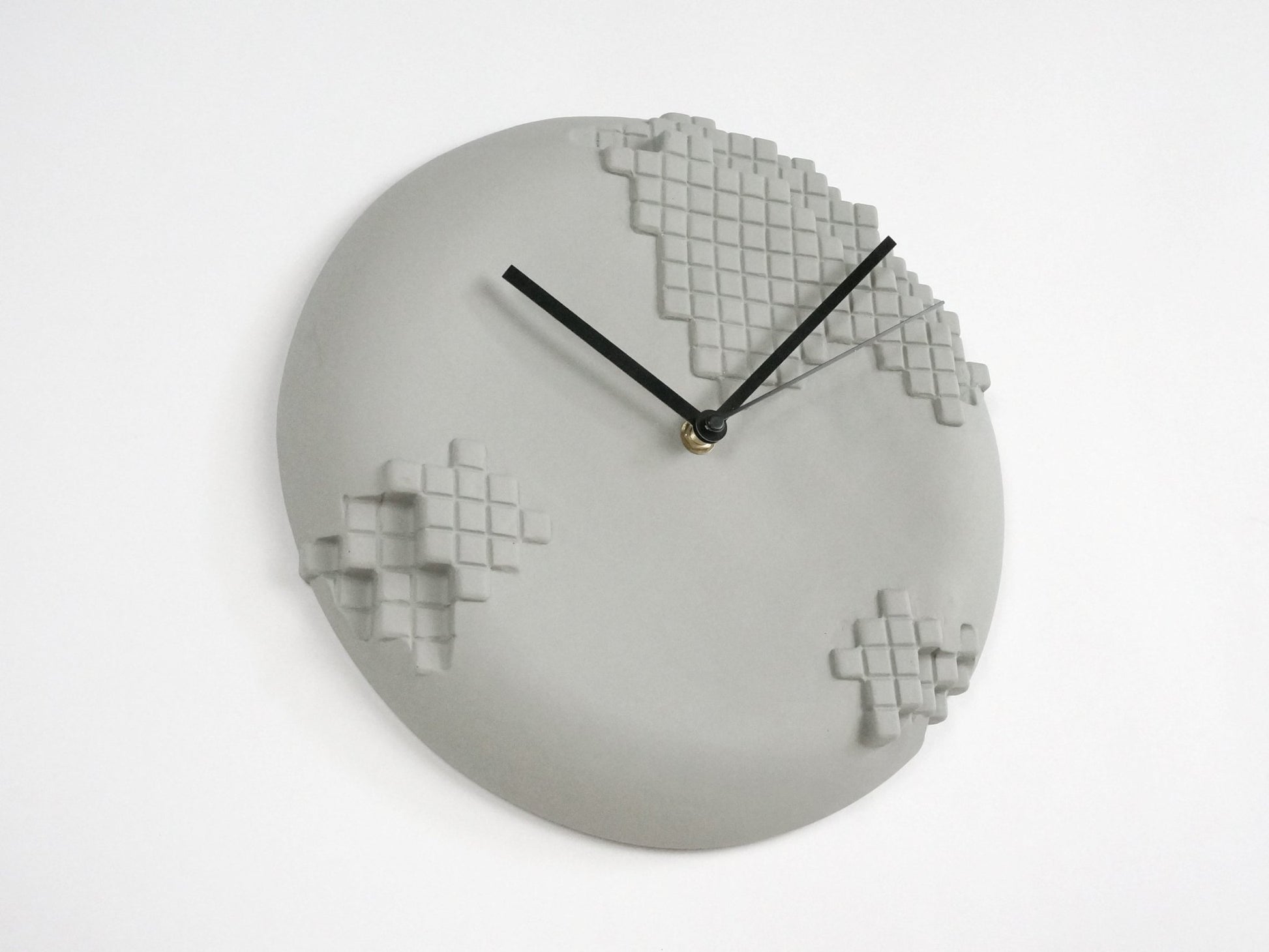 Pixel Wall Clock - Cool Grey – Thoughtful Gift from The Gift Shop UAE