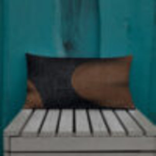 Premium Pillow covers Black and brown Design - 20*12 / Black + Brown - Textiles & Pillows
