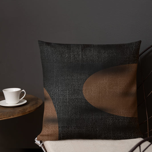 Premium Pillow covers Black and brown Design - Textiles & Pillows