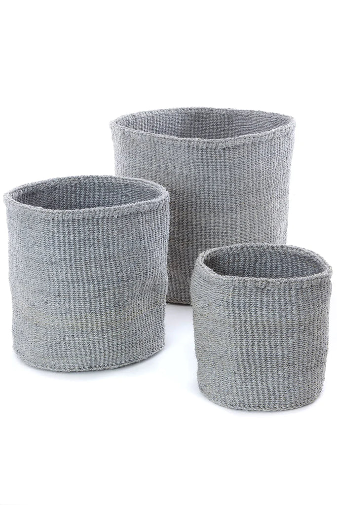 Handwoven African Nesting Storage and Planter Baskets | Set of 3 - The Gift Shop