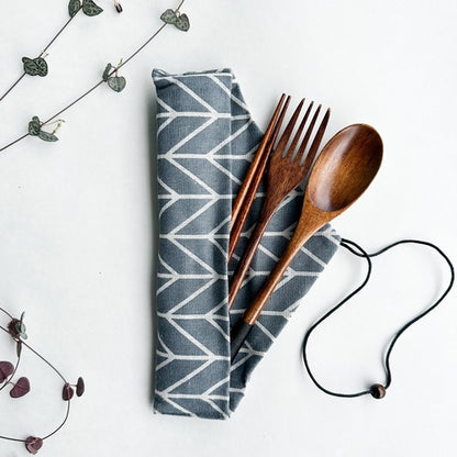 Japanese-Style Wooden Cutlery Set – Elegance Meets Sustainability - The Gift Shop