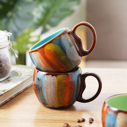 Rustic Ceramic Mug – Available in 4 Colors - The Gift Shop