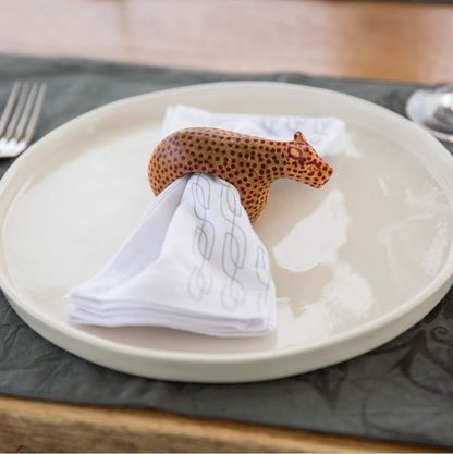 Safari Wood Napkin Rings