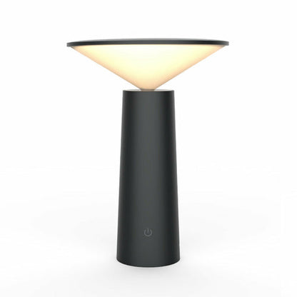 Scandinavian Minimalist Rechargeable LED Desk Lamp - Black - Lighting