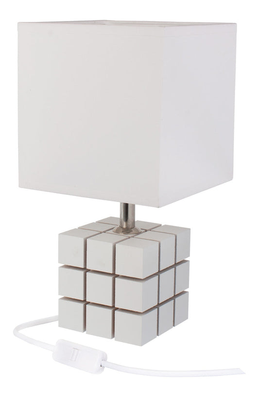 Sculpted Walnut LED Lamp – Minimalist Glow - The Gift Shop