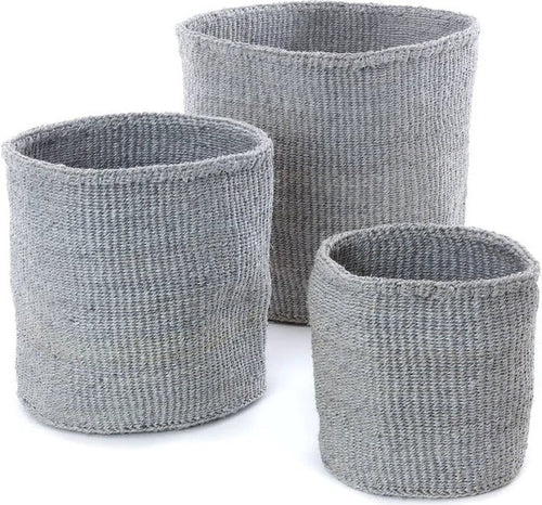 Set of 3 Handwoven Sisal Nesting Baskets – Thoughtful Gift from The Gift Shop UAE