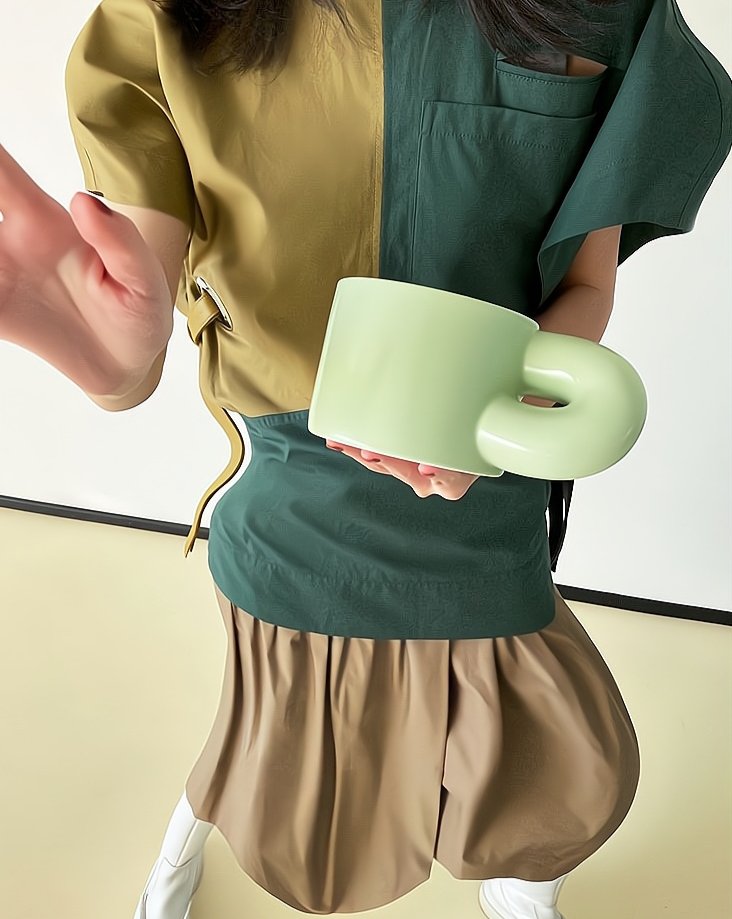 Handmade XXXL Ceramic Chubby Mug | Oversized Coffee & Cereal Bowl - The Gift Shop