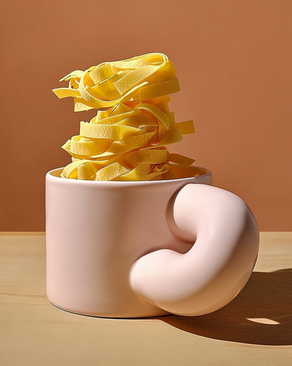 Handmade XXXL Ceramic Chubby Mug | Oversized Coffee & Cereal Bowl - The Gift Shop