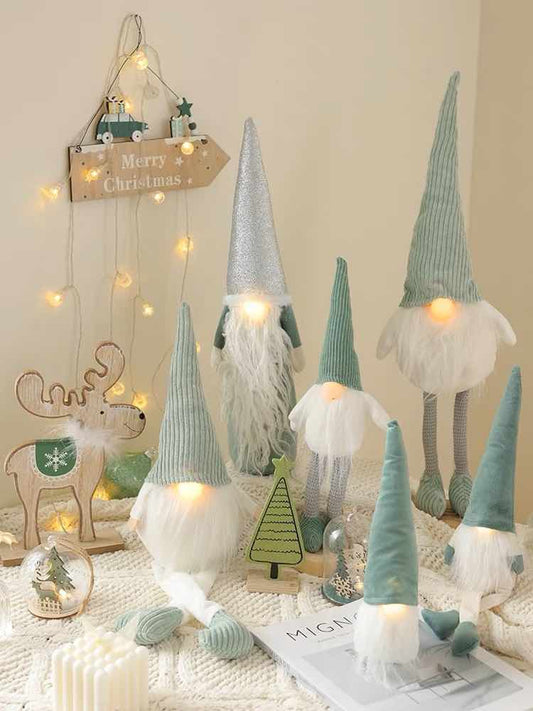 Christmas Gnomes Elves Dolls with Led Lights - The Gift Shop