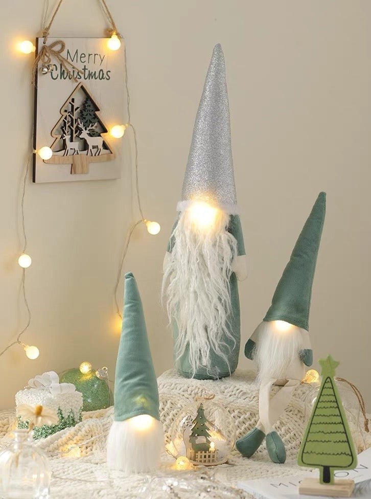 Christmas Gnomes Elves Dolls with Led Lights - The Gift Shop