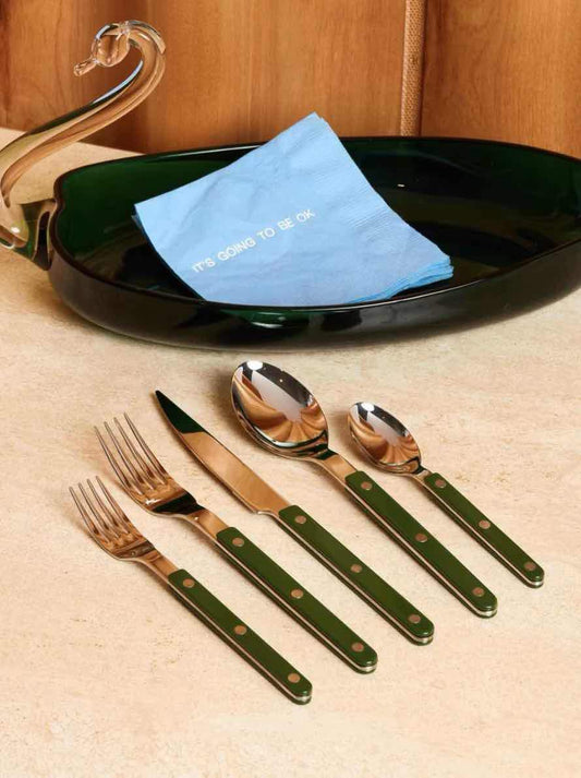 Timeless Retro Bistro Cutlery Set - 10 Pieces - The Gift Shop