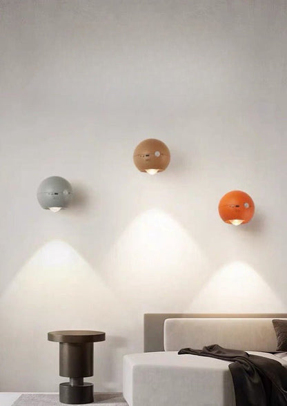 Space Age Motion Sensor Night Light: Punch-free Wall Accent Lighting
