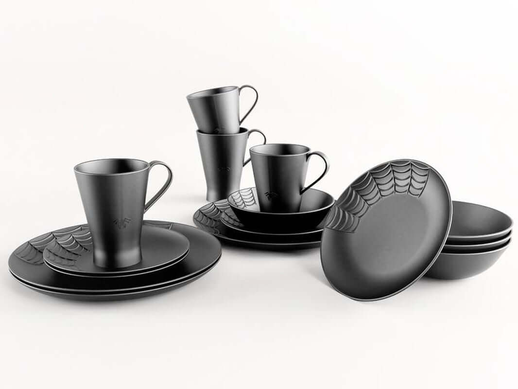 Spiderweb Dinnerware Set – 16 Pieces – Thoughtful Gift from The Gift Shop UAE
