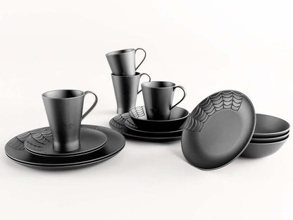 Spiderweb Dinnerware Set – 16 Pieces – Thoughtful Gift from The Gift Shop UAE