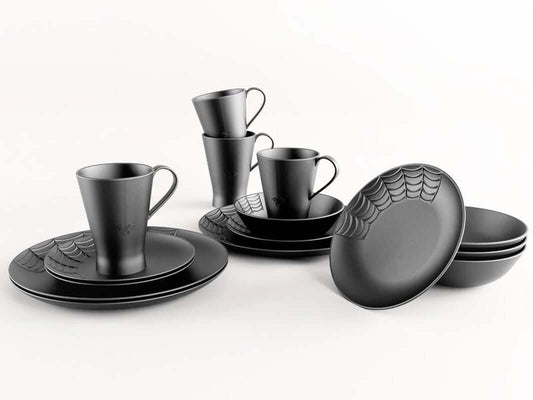 Spiderweb Dinnerware Set – 16 Pieces – Thoughtful Gift from The Gift Shop UAE