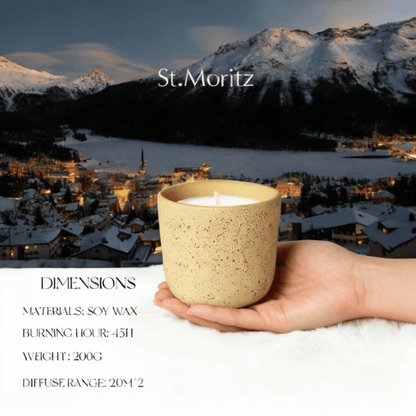 St. Moritz Wood Wick Candle