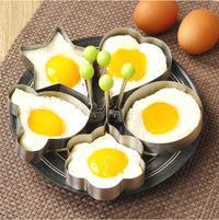 Stainless Steel Egg Mold Set 5pcs