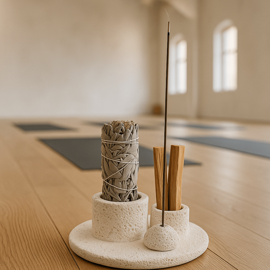 Stone Incense Burner - Sculptural Design – Thoughtful Gift from The Gift Shop UAE