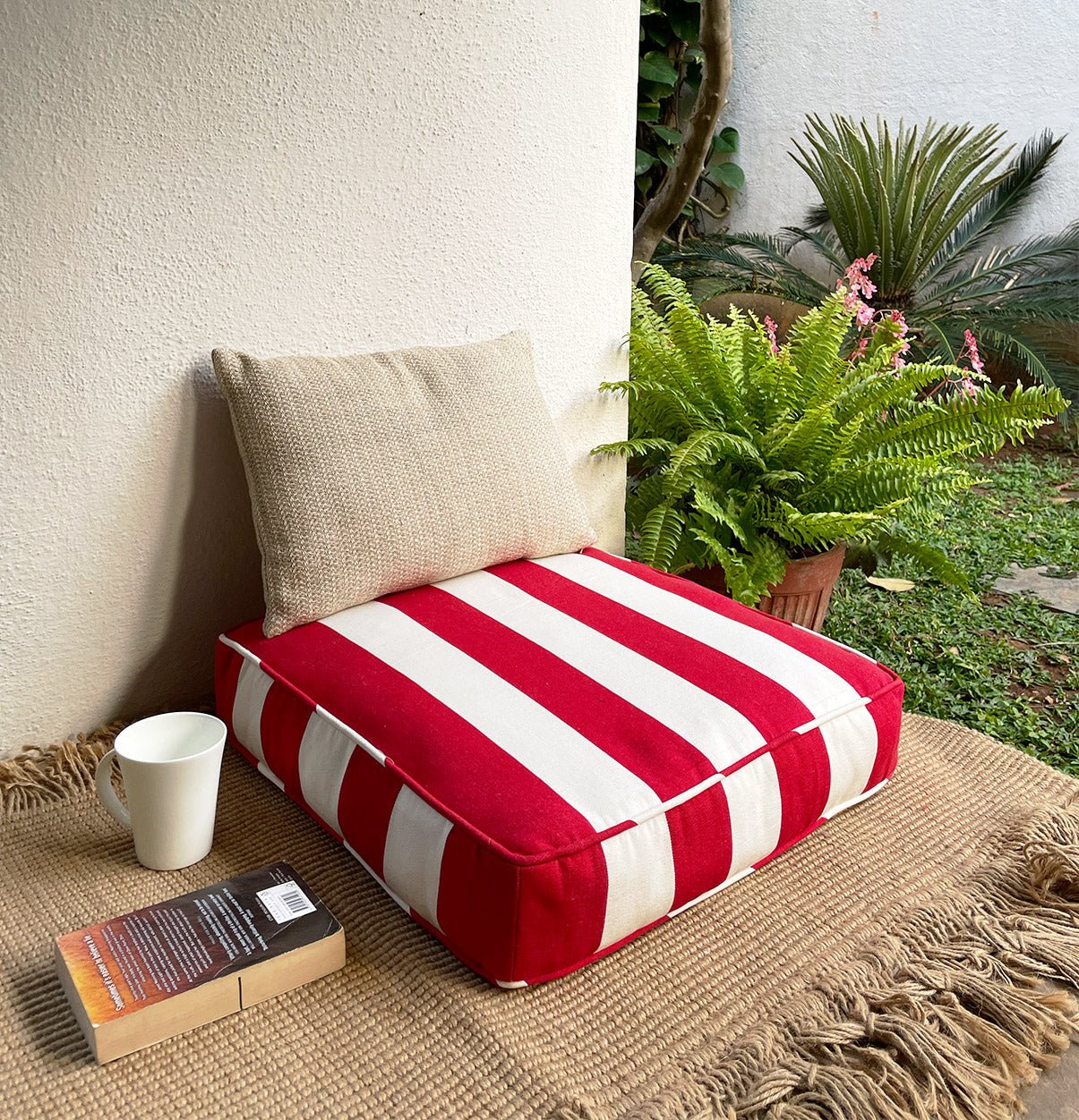 Striped Floor Cushion