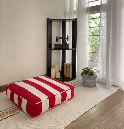 Striped Floor Cushion