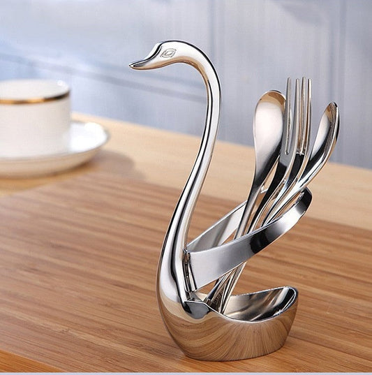 Swan Cutlery Holder – Thoughtful Gift from The Gift Shop UAE