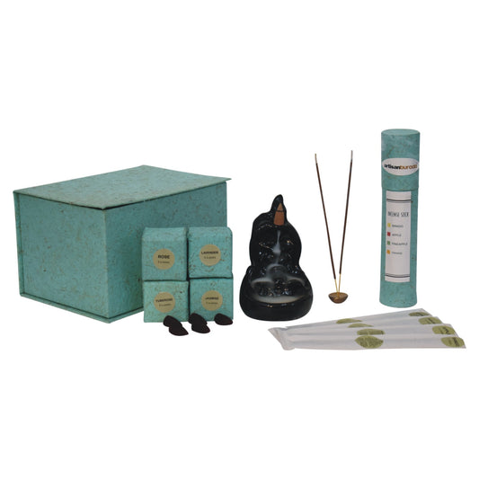 Temple Burner Fountain Set – Floral Edition