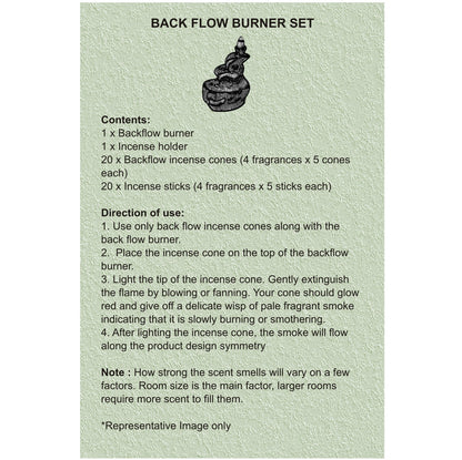 Temple Burner Fountain Set – Floral Edition