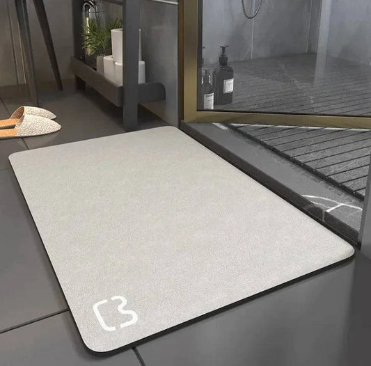 Non-Slip Diatom Bathroom Foot Mat - Quick-Drying & Machine Washable - The Gift Shop