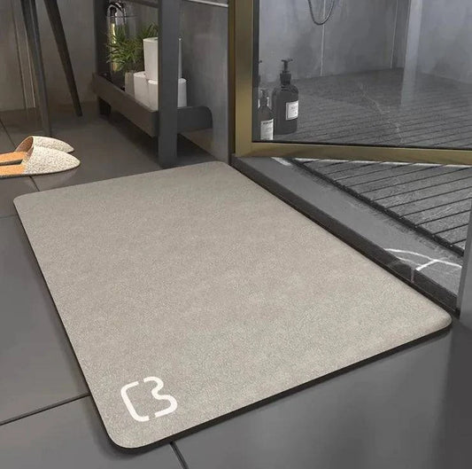 Non-Slip Diatom Bathroom Foot Mat - Quick-Drying & Machine Washable - The Gift Shop