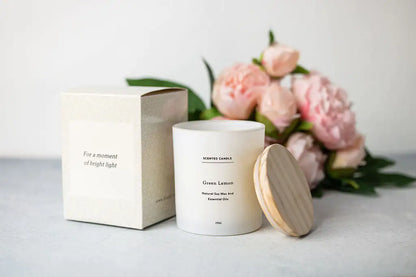 Scented Candle - Green Lemon - The Gift Shop