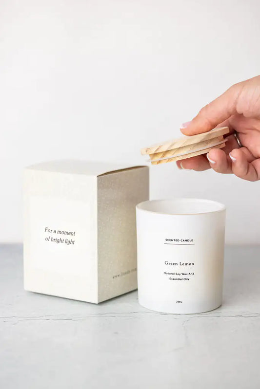 Scented Candle - Green Lemon - The Gift Shop