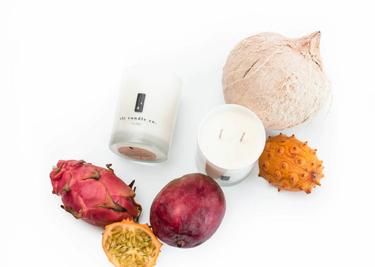 Scented Candle - Tropical Fruit & Coconut Milk - The Gift Shop