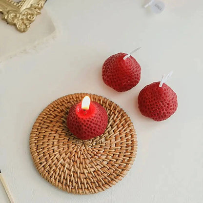Strawberry Decorative Aromatic Candles - The Gift Shop