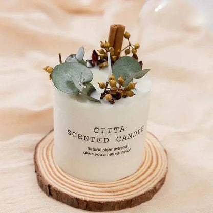 Romantic Scented Wax Candle Pillar – Long-Lasting Fragrance & Elegant Home Decor - The Gift Shop