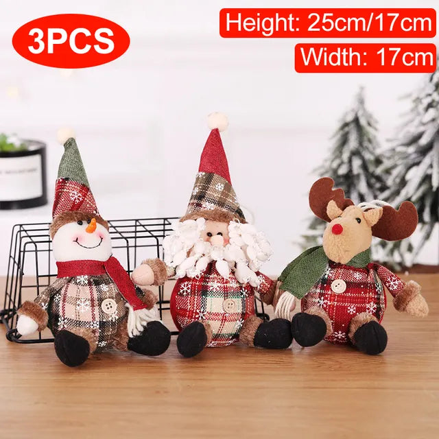 Decorative Figures - Standing Dolls (set of 3) - The Gift Shop