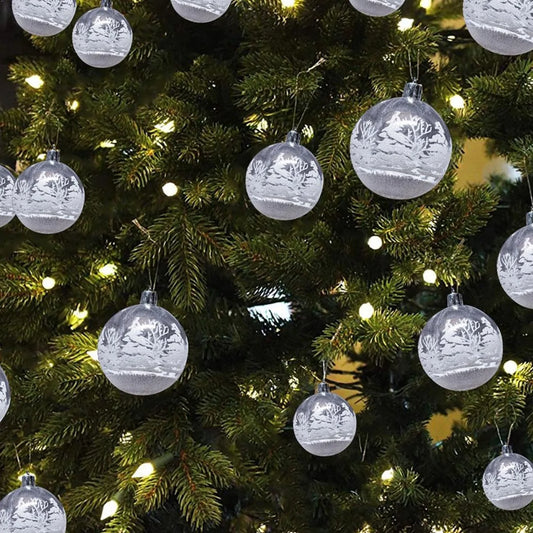 Sparkling Holiday Ornaments Set - The Gift Shop
