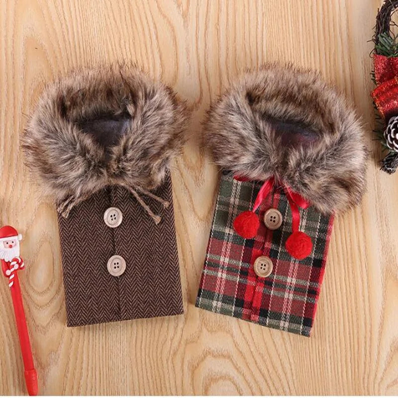 Christmas Wine Bottle Cover - The Gift Shop