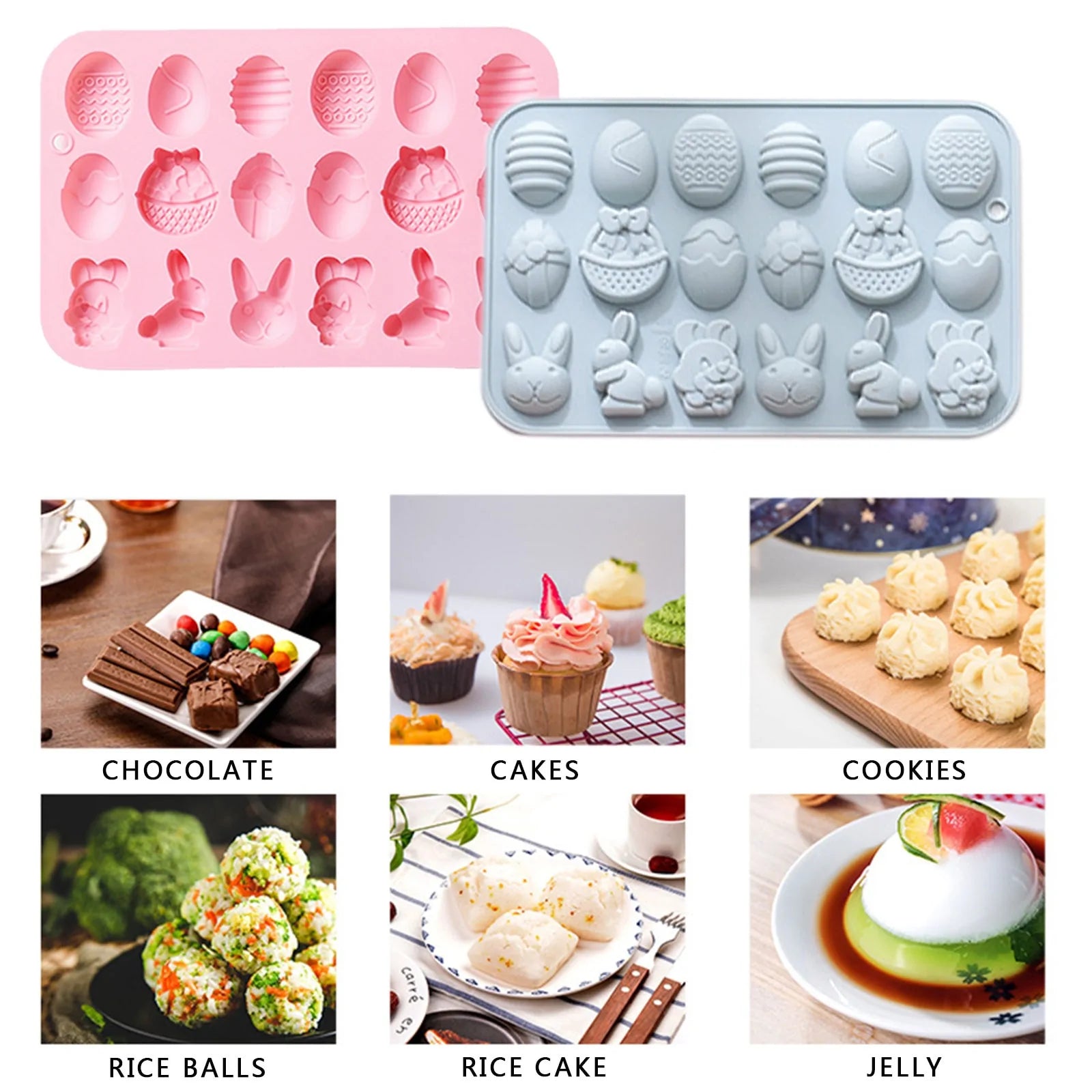Easter Egg Fondant Moulds - The Gift Shop