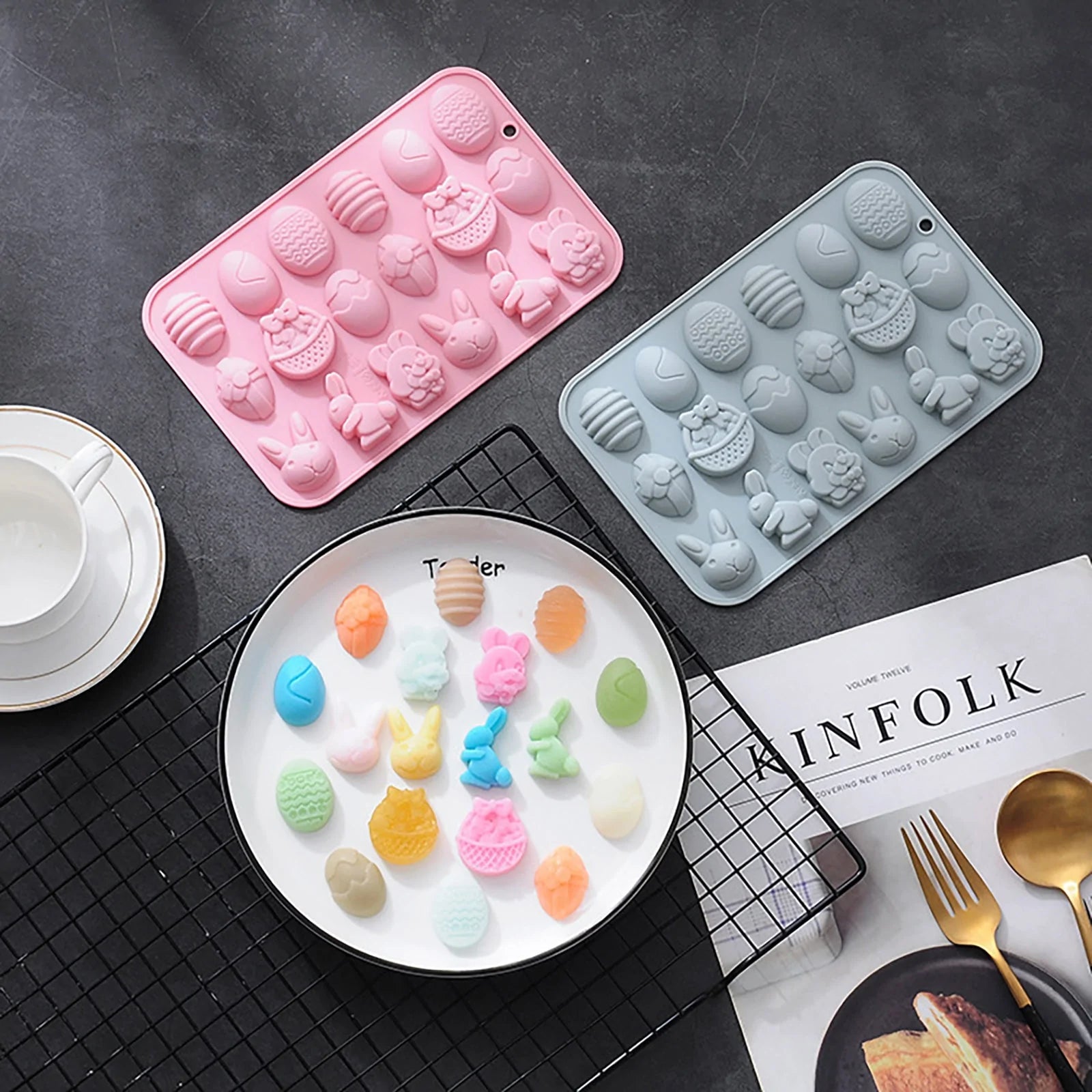 Easter Egg Fondant Moulds - The Gift Shop