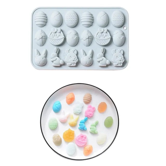 Easter Egg Fondant Moulds - The Gift Shop